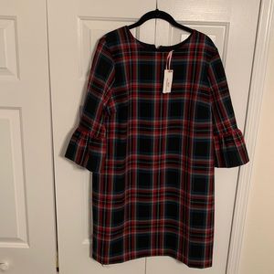 Vineyard Vines tartan shift dress